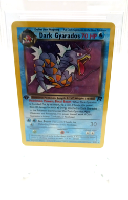 2000 Pokemon Team Rocket's 1st Edition Rare Holo Card Dark Gyarados BGS 9 Mint - Image 5
