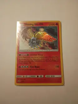 SEALED Shining Ho-Oh SM70 Shining Legends Promo Holo Pokemon Card - Image 1