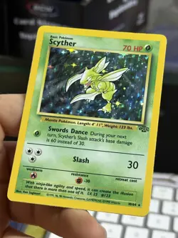 Scyther 10/64 Jungle 1999 Holo Rare WOTC Pokemon Card TCG - Image 4