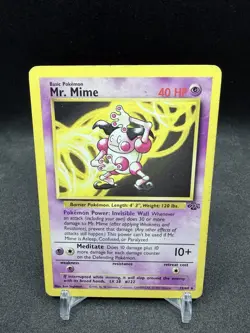 Mr. Mime - 22/64 - Pokemon Jungle Unlimited Rare Card WOTC LP/MP - Image 1