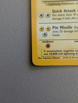 Pokemon Jolteon Jungle Holo Rare 4/64 1999 Stage 1 70 HP Card - Image 3
