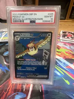 Pidgeot ex 225/197 SV03: Obsidian Flames Holo. PSA 10 Graded Card. - Image 3