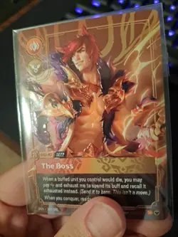 Sett - The Boss - Riftbound Metal 1/35 Regional Prize Promo - Sett Metal Card - Image 4