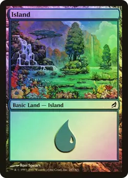 Lorwyn MTG Foil Island (#287) Magic - Image 1