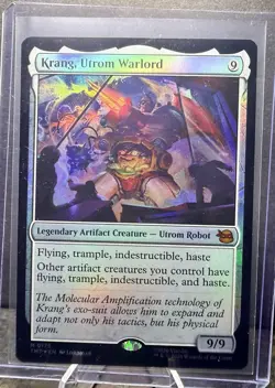 Krang, Utrom Warlord - 175 - Foil - TMT - NM - MTG Magic the Gathering - Image 1