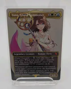 Yuna, Grand Summoner (Borderless) Commander: Final Fantasy - Regular Nonfoil - Image 1