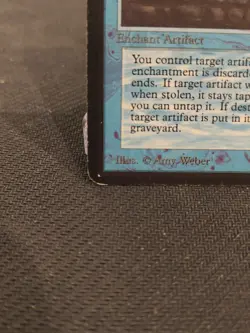 ALPHA Steal Artifact - Magic The Gathering MTG - Vintage English - MP/HP - Image 2