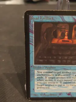 ALPHA Steal Artifact - Magic The Gathering MTG - Vintage English - MP/HP - Image 4