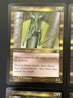 4x Crystalline Sliver Stronghold UP NM - Image 2