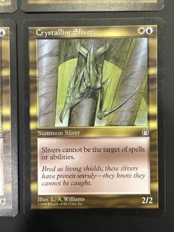 4x Crystalline Sliver Stronghold UP NM - Image 5