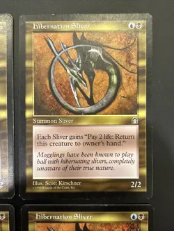 4x Hibernation Sliver Stronghold LP Magic Mtg - Image 3