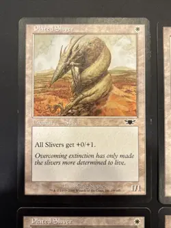 4x Plated Sliver Legions Magic MTG UP NM - Image 2