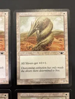 4x Plated Sliver Legions Magic MTG UP NM - Image 3