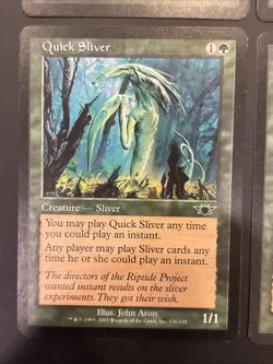 4x Quick Sliver Magic the Gathering MTG Legions LP - Image 4