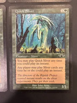 4x Quick Sliver Magic the Gathering MTG Legions LP - Image 5
