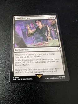 1x Black Market NM-Mint, English Universes Beyond: Fallout MTG Magic pack fresh - Image 1