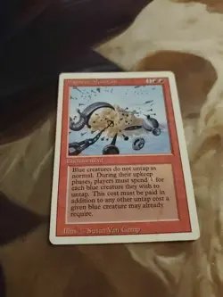 Magnetic Mountain Revised Red Rare MP TO HP MTG - Image 1