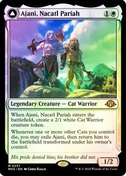 Ajani, Nacatl Pariah Modern Horizons 3 Foil - Image 1