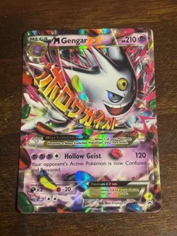 Pokemon XY166 Mega Gengar EX Promo Ultra Rare Card L1 - Image 1