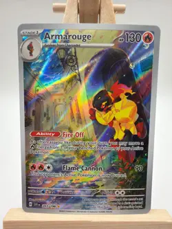 Pokemon Scarlet and Violet - ARMAROUGE - ILLUSTRATION RARE - 203/198 - NM - Image 1