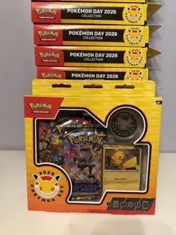 TCG-Pokemon Day 2026 Collection box . LOT OF 17! Factory sealed! - Image 1