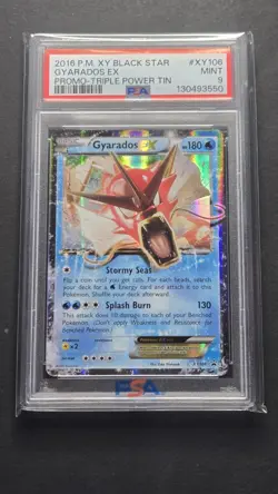 PSA 9 Gyarados EX XY106 Black Star Promo Ultra Rare Pokemon 2016 - Image 1