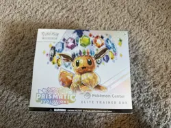 Pokemon Center Prismatic Evolutions ETB Elite Trainer Box Sealed - Image 1