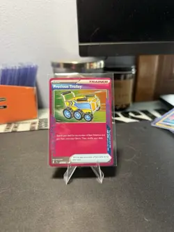 Pokemon TCG Precious Trolley Ace Spec Trainer SV08 Surging Sparks 185/191 - Image 1