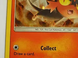 Litten Cosmos Holo SM08 Sun & Moon Promo Pokemon - Image 3