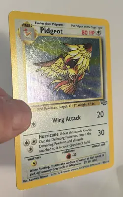 Pidgeot 8/64 LP Holo Rare Jungle 1999 Pokemon TCG - Image 2