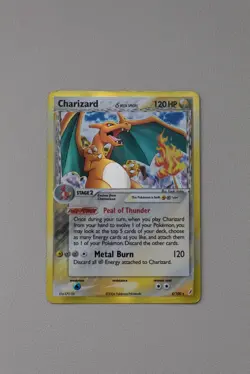 Charizard (Delta Species) -4/100 Crystal Guardians Holo Rare Vintage Pokemon TCG - Image 2