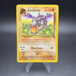 Pokemon Aerodactyl 16/62 Fossil Regular - LP - Image 1
