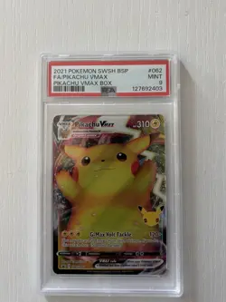 Pikachu VMAX Gigantamax Halo SWSH 062 PSA 9 Pokemon TCG - Image 1