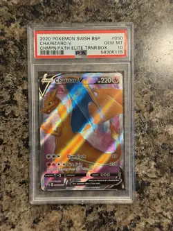 PSA 10 Charizard V Champions Path Promo Pokemon TCG Sword & Sheild - Image 1