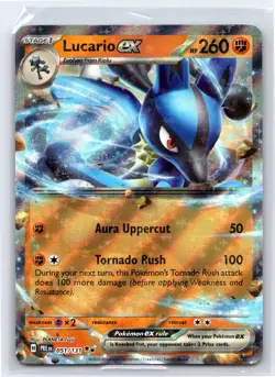 Pokemon TCG - SV: Prismatic Evolutions - Lucario Ex Double Rare Holo 051/131 - Image 1