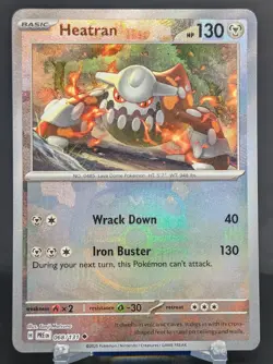 Pokemon Heatran #068/131 English Prismatic Evolutions Master Ball - Image 1