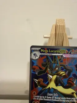 Pokemon TCG Holo Ultra Rare Full Art Mega Lucario EX 160/132 Near Mint or better - Image 3