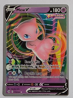 Mew V 113/264 Pokemon 2022 World Championships Deck - Image 1