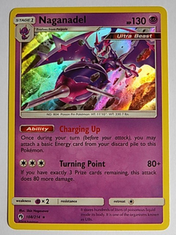 Naganadel Holo 108/214 SM - Lost Thunder Pokemon - Image 1