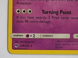Naganadel Holo 108/214 SM - Lost Thunder Pokemon - Image 4