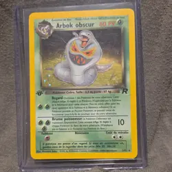 Pokemon Dark Arbok Team Rocket 1st Edition Holo Rare 2/82 60 HP Wizards French - Image 1