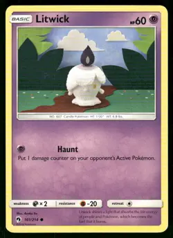 Pokemon Litwick SM - Lost Thunder #101/214 - Image 1