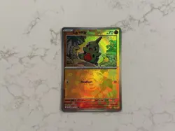 Pokemon TCG Larvitar 047/131 Master Ball Reverse Holo Prismatic Evolutions NM - Image 1