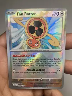 2025 Pokemon SV Prismatic Evolutions Fan Rotom Reverse Holo Poke Ball #085/131 - Image 1