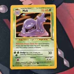 1999 Pokemon MUK #13 13/62 Fossil Holo Rare - Image 1