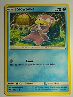 Slowpoke 54/214 SM - Lost Thunder Pokemon - Image 2