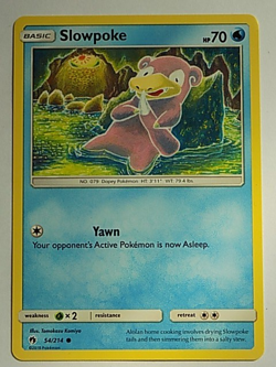 Slowpoke 54/214 SM - Lost Thunder Pokemon - Image 3