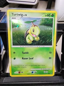 Pokemon TCG - Turtwig DP01 Diamond & Pearl Black Star Holo MINT/NEAR MINT - Image 1