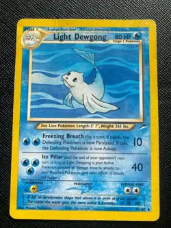 Pokemon TCG - Light Dewgong 45/105 - Neo Revelation - LP/MP - Image 1