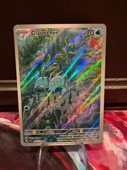 Clauncher 205/198- Pokemon TCG Scarlet and Violet - Illustration Rare - NM - Image 1
